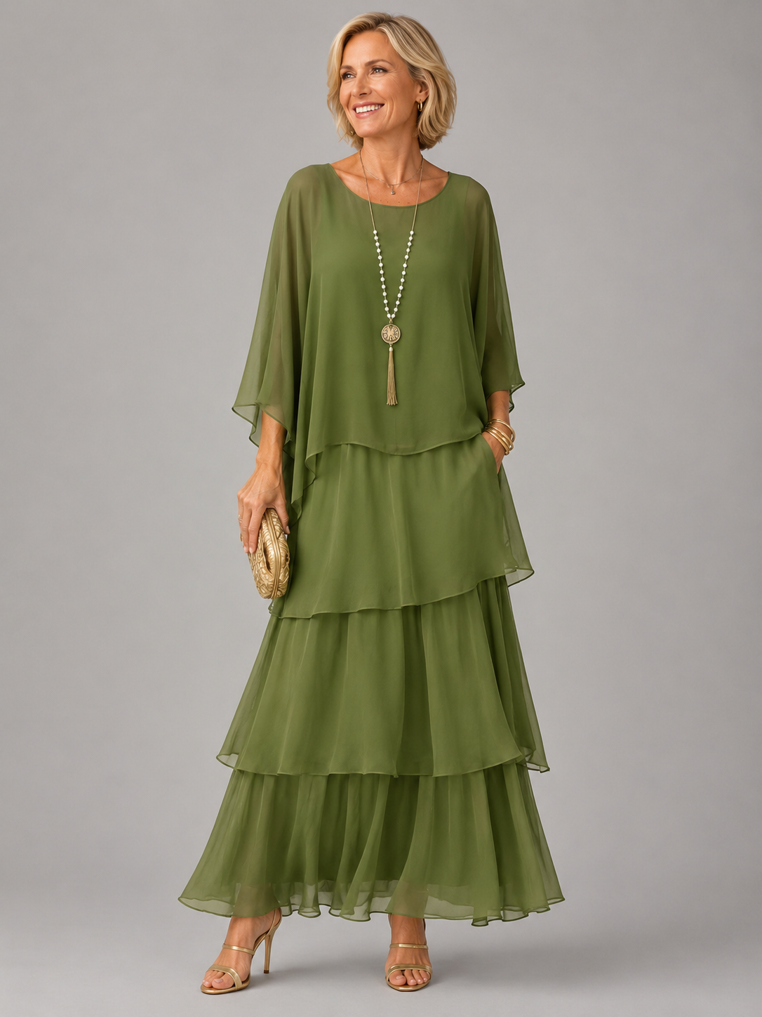 Frances - Elegant Flowing Maxi Dress