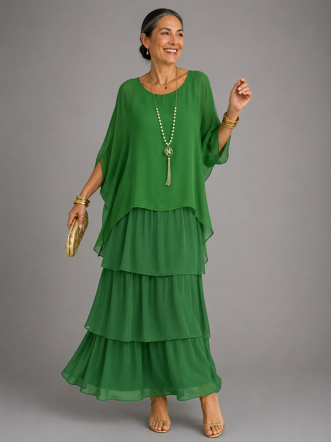 Frances - Elegant Flowing Maxi Dress