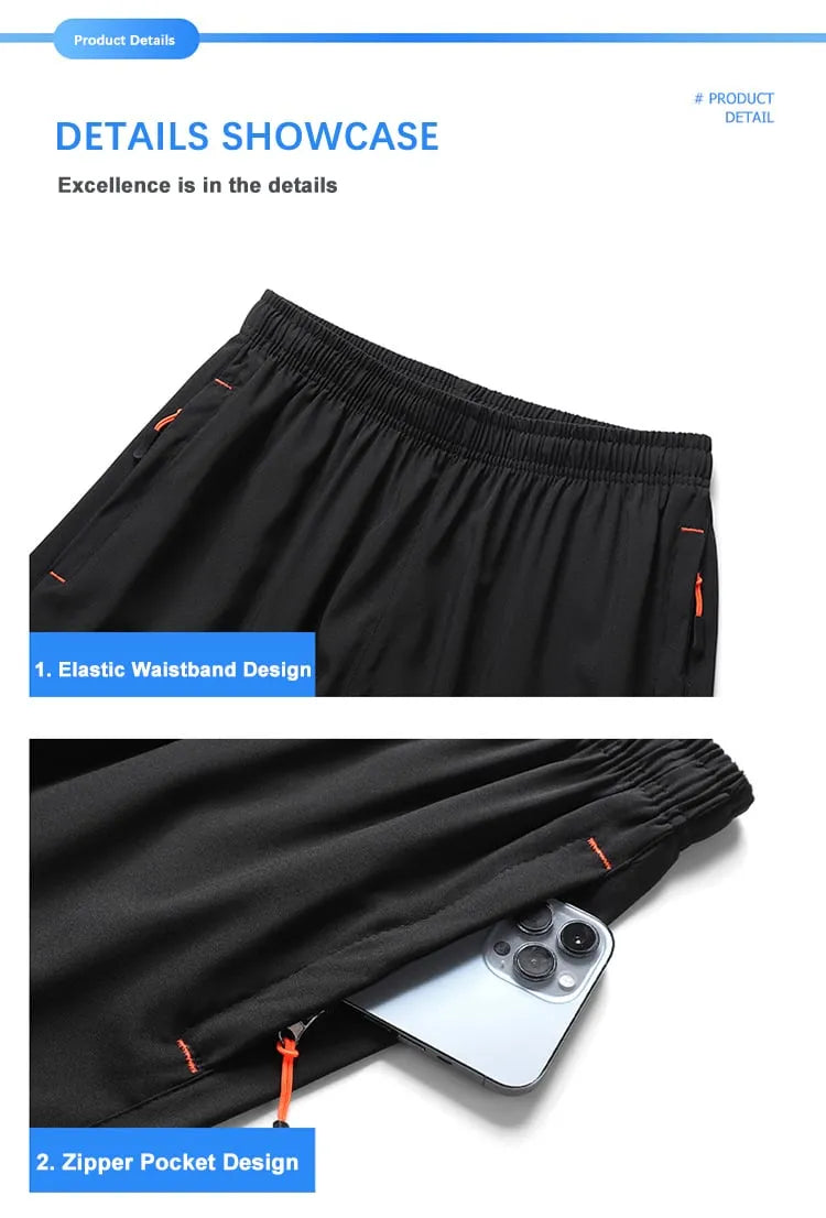 Mason - Quick-Dry Athletic Shorts