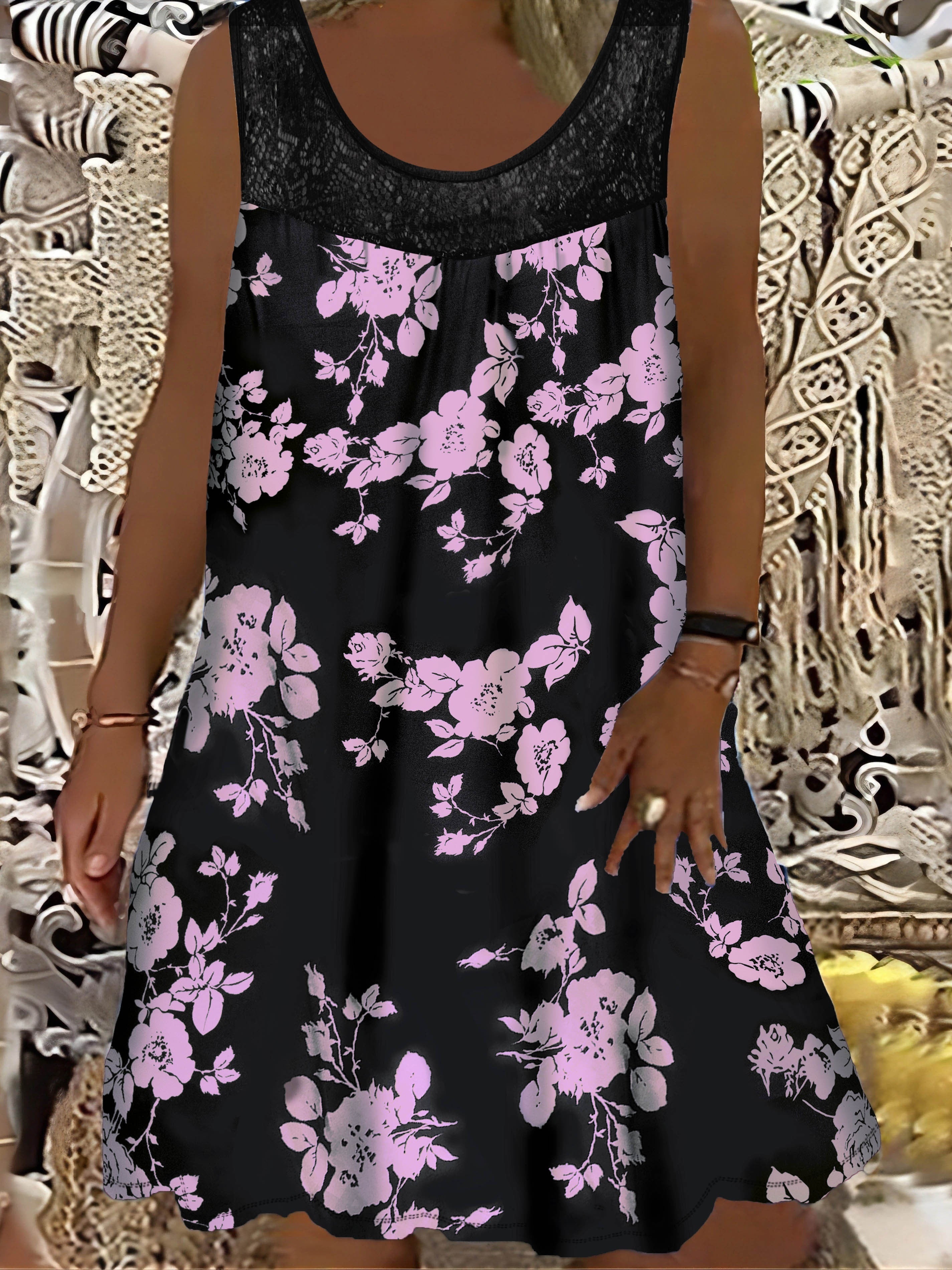 Vivien – Floral Lace Midi Dress