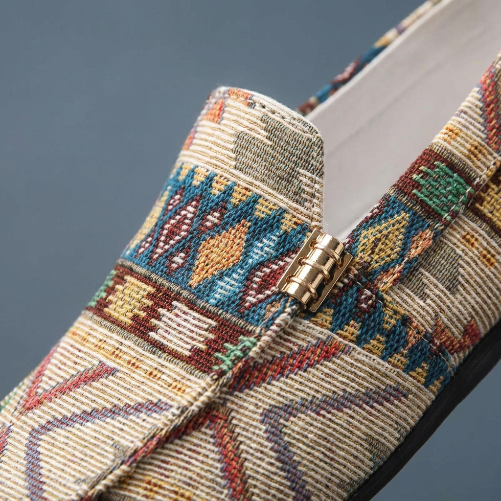 Tariq - Comfortable Ethnic-Inspired Loafers