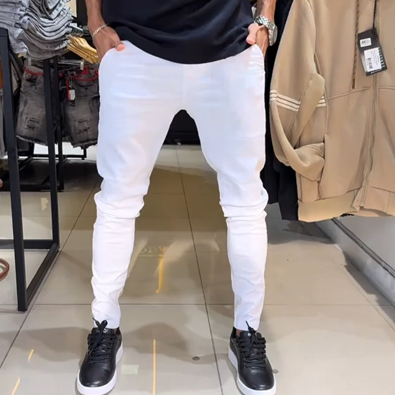 Neal - Slim-Fit Casual Trousers