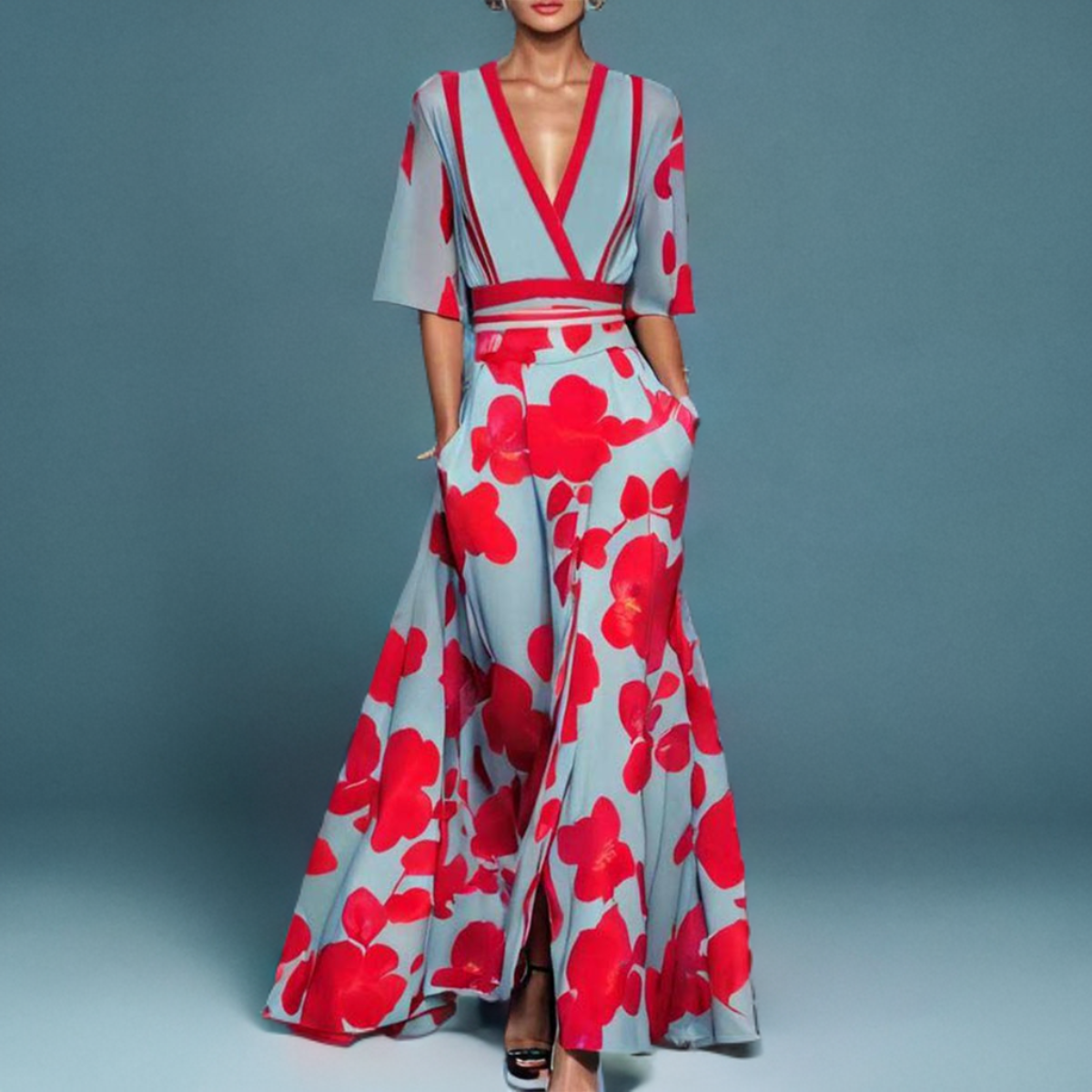Madison - Elegant Viscose Dress