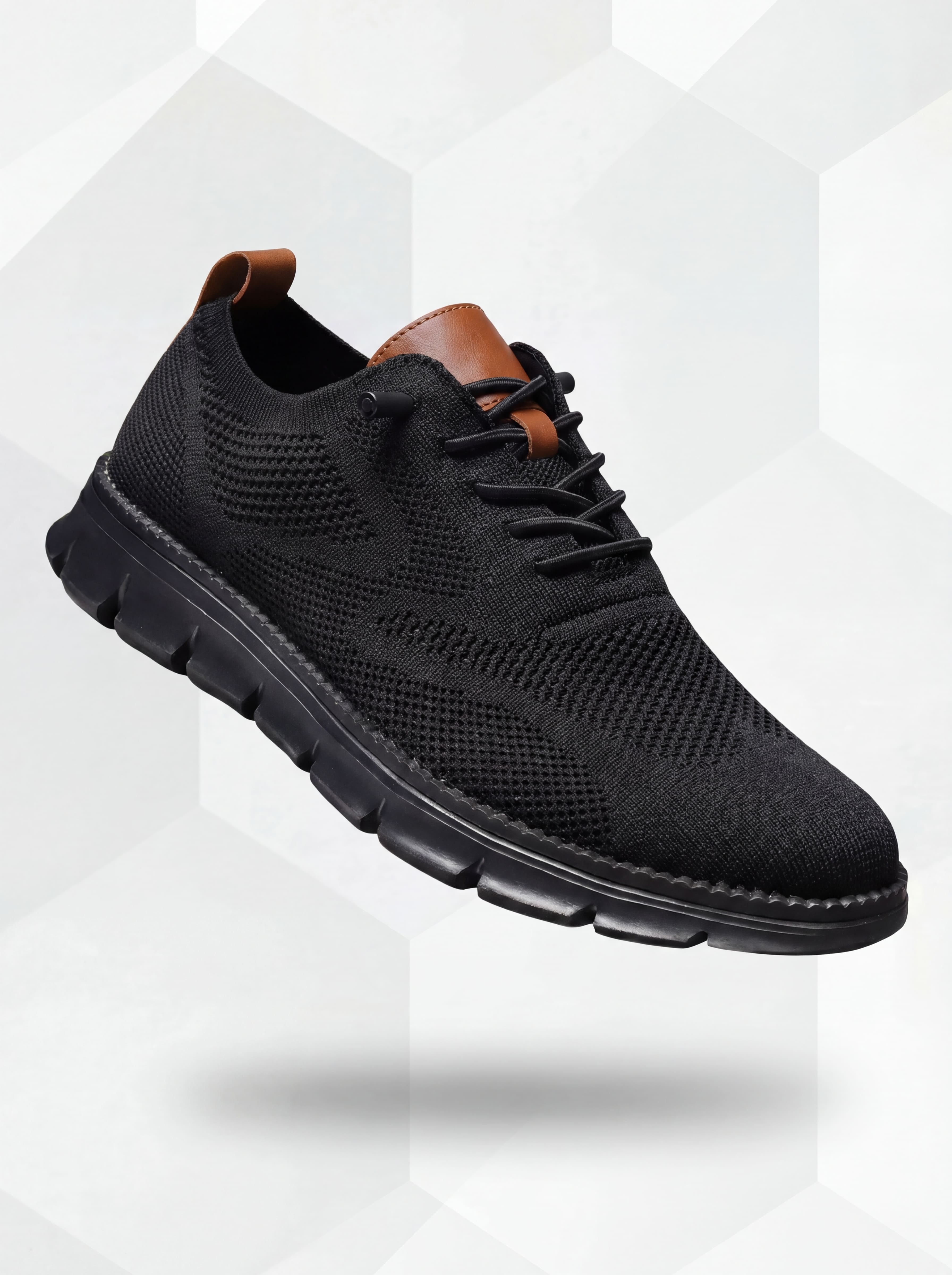 Heath – Ultracomfort Breathable Shoes in Black