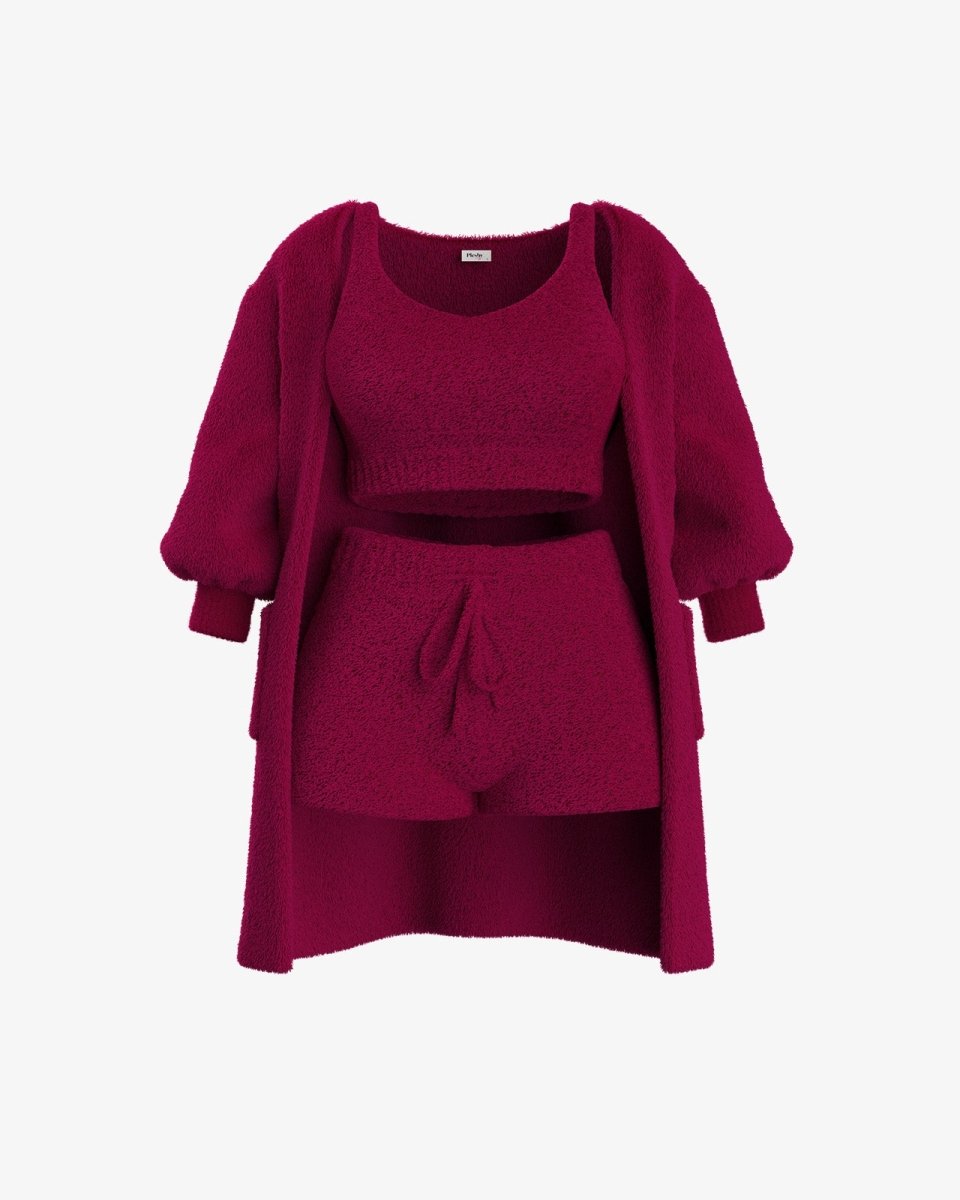 Tallulah – Bouclé Knit Pyjama Set