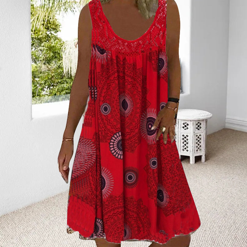 Lucille – Artistic Summer Midi Dress