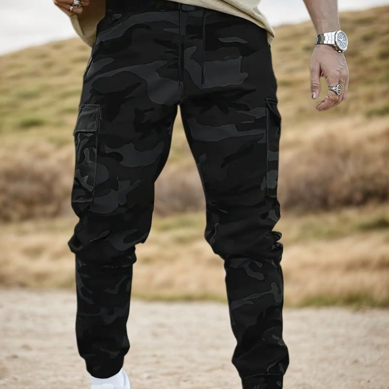 Ronan - Camouflage Workwear Cargo Trousers