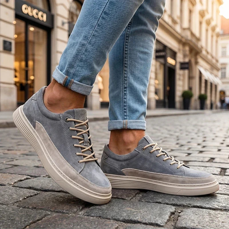 Renzo - Suede Cushioned Sneakers