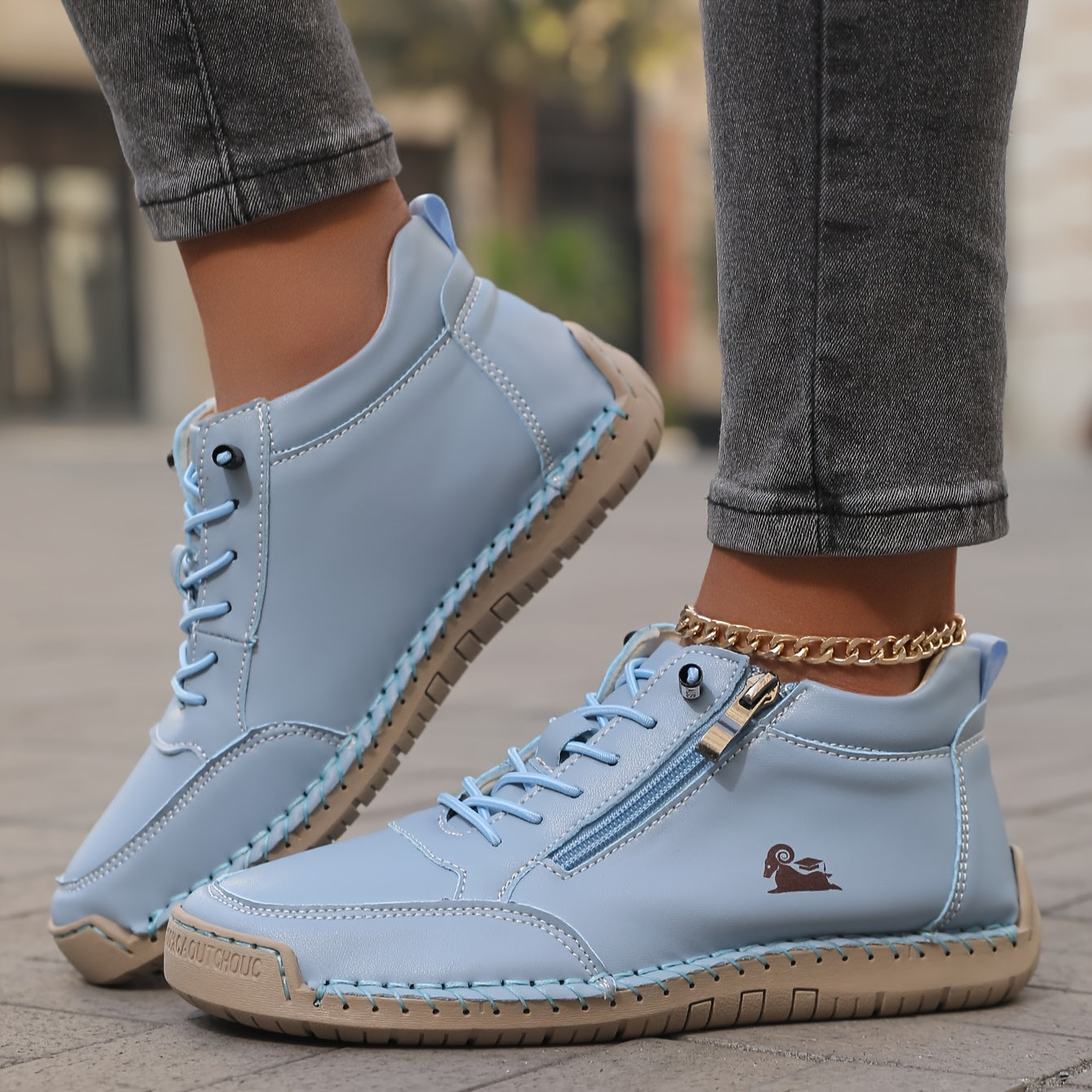 Thea – Comfortable Orthopedic Sneakers with Zipper