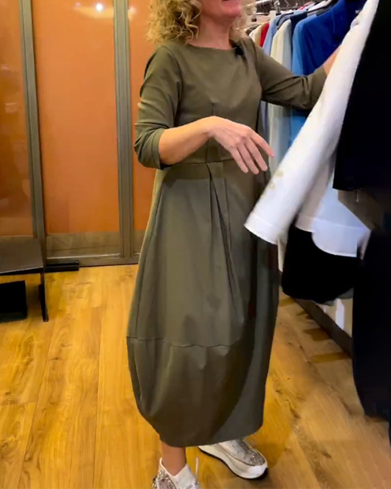 Jessica - Elegant Dress with Round Neck