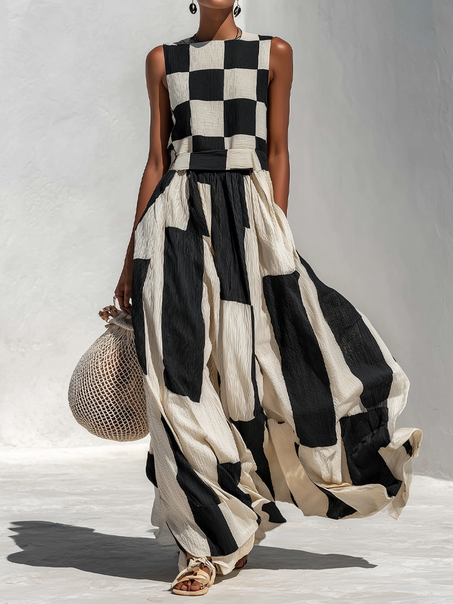 Keira - Cotton-Linen Maxi Dress