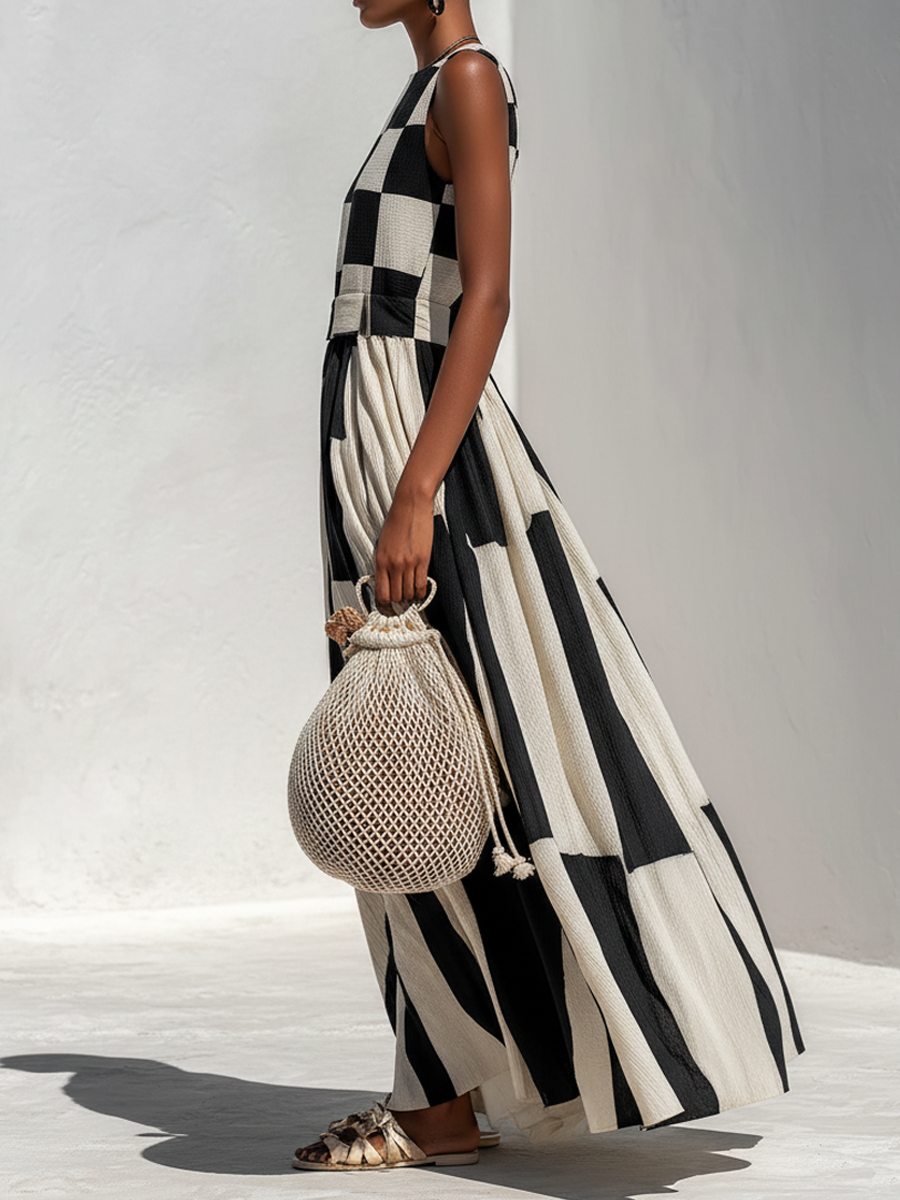 Keira - Cotton-Linen Maxi Dress