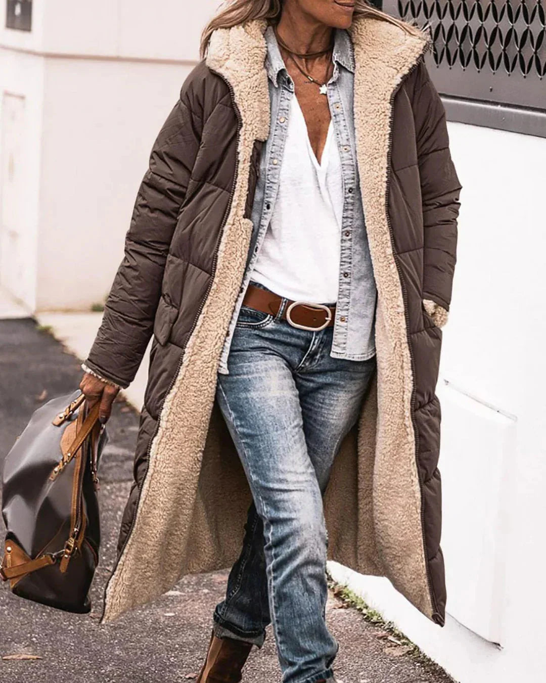 Madeline – Reversible Long Winter Jacket