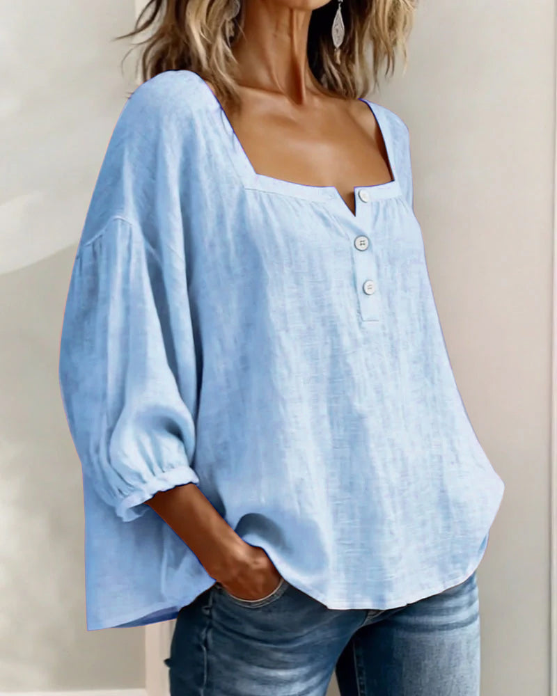Rue – Lightweight Linen Cotton Blouse