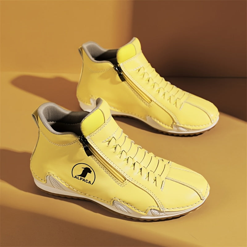 Juniper – All-Weather Comfort Shoes with Zip Closure