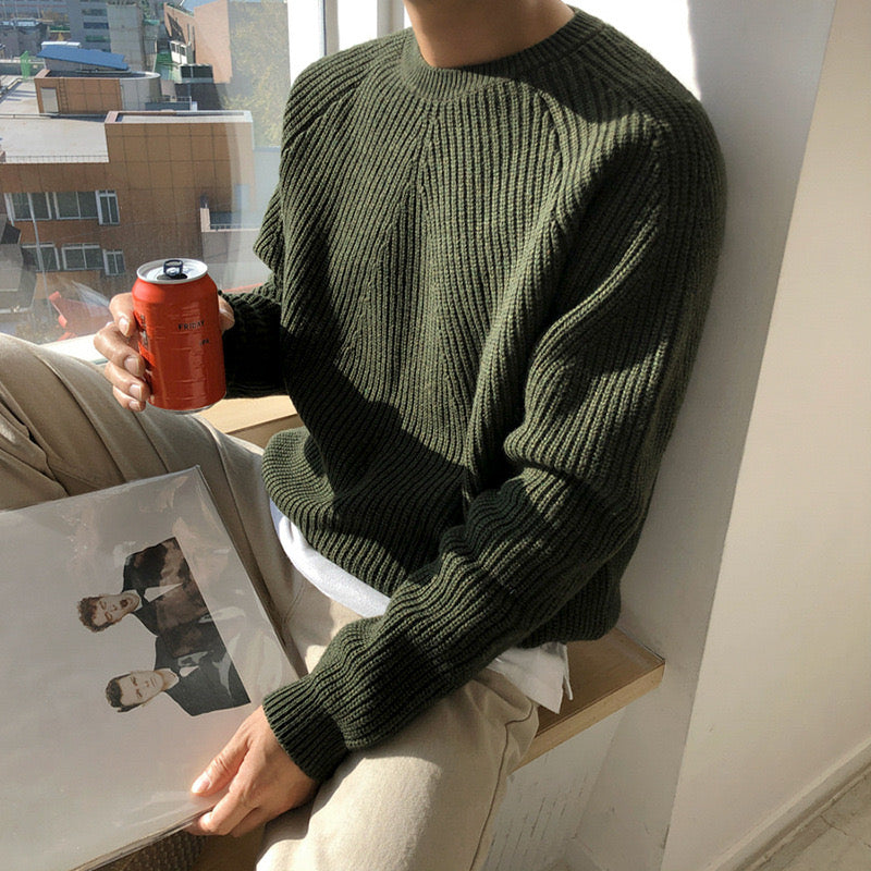 Alfie – Cotton Knit Sweater