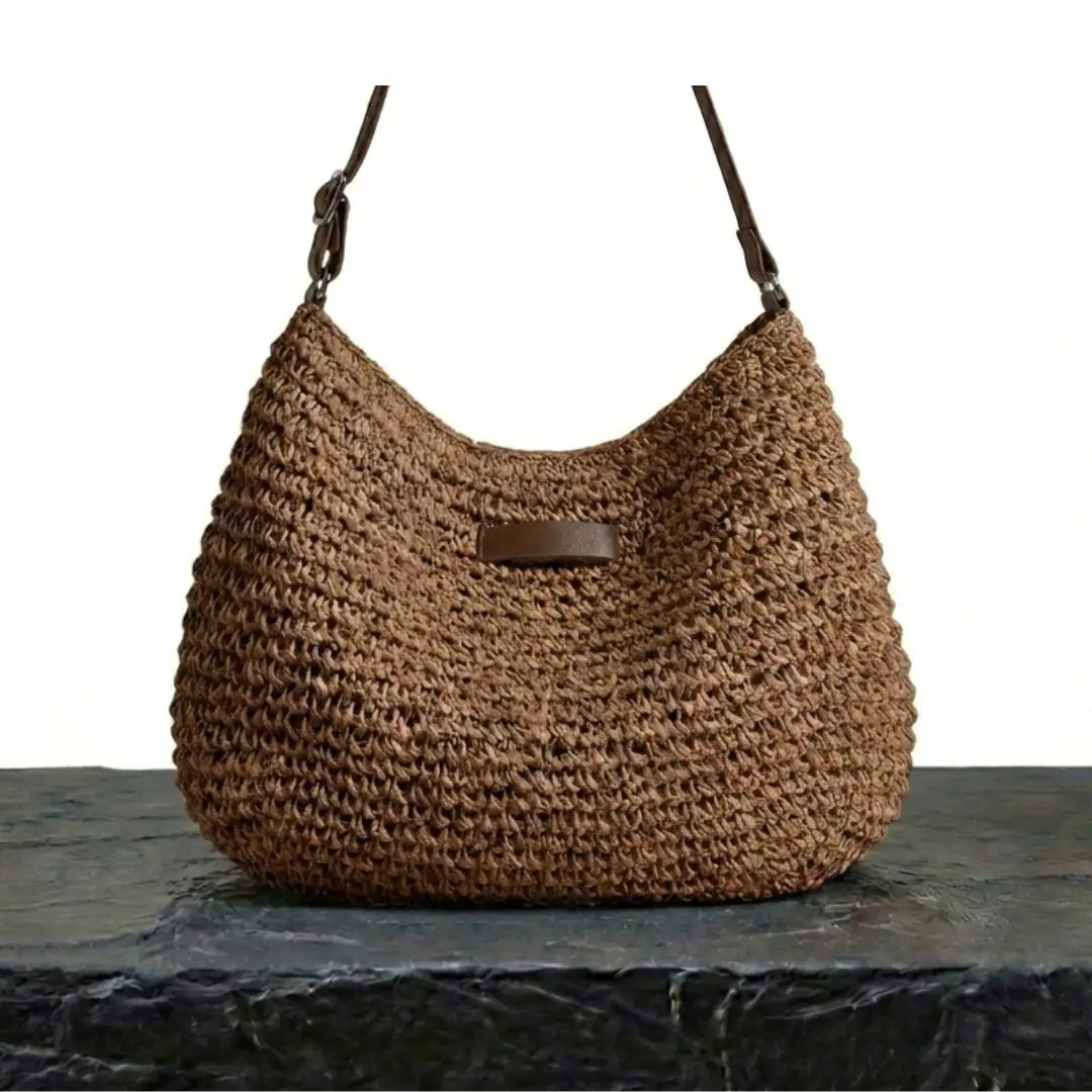 Avielle – Straw Crossbody Handbag