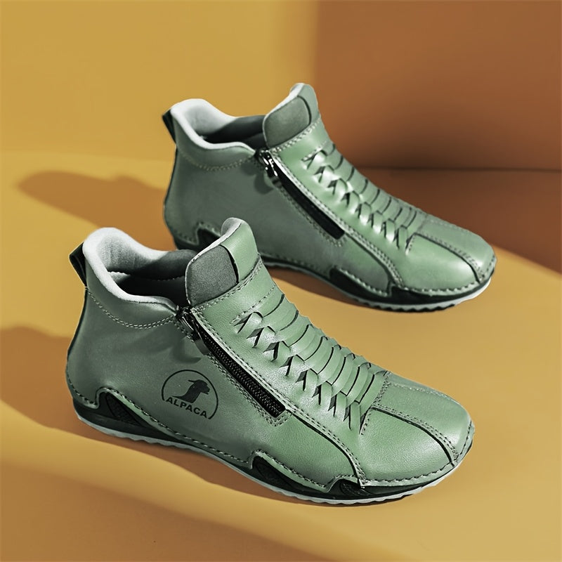 Juniper – All-Weather Comfort Shoes with Zip Closure