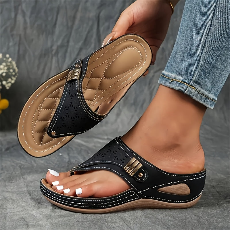 Clodagh - Comfort Wedge Sandals