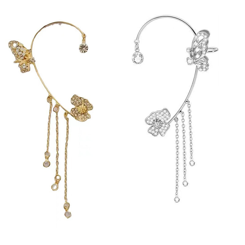 Liriel - Butterfly Tassel Earrings