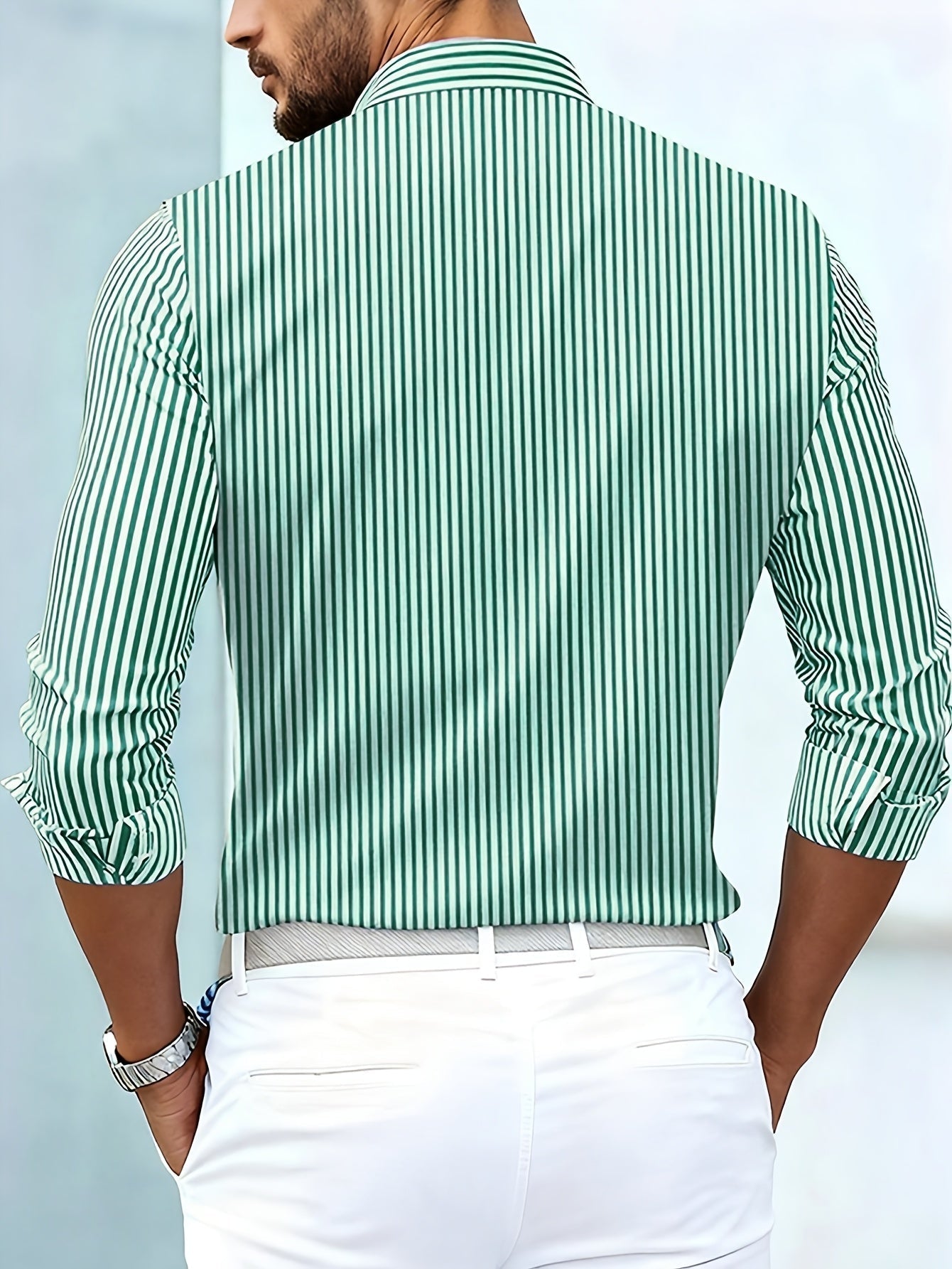 Beau – Vintage Striped Long Sleeve Shirt