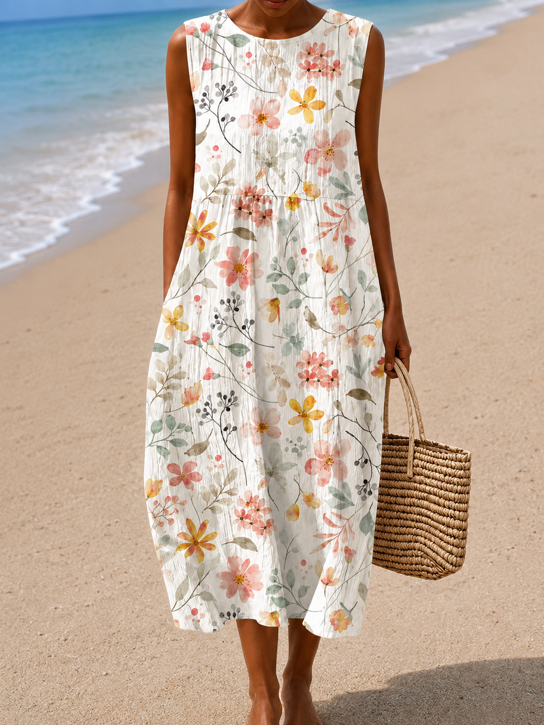 Patricia - Casual Sleeveless Dress