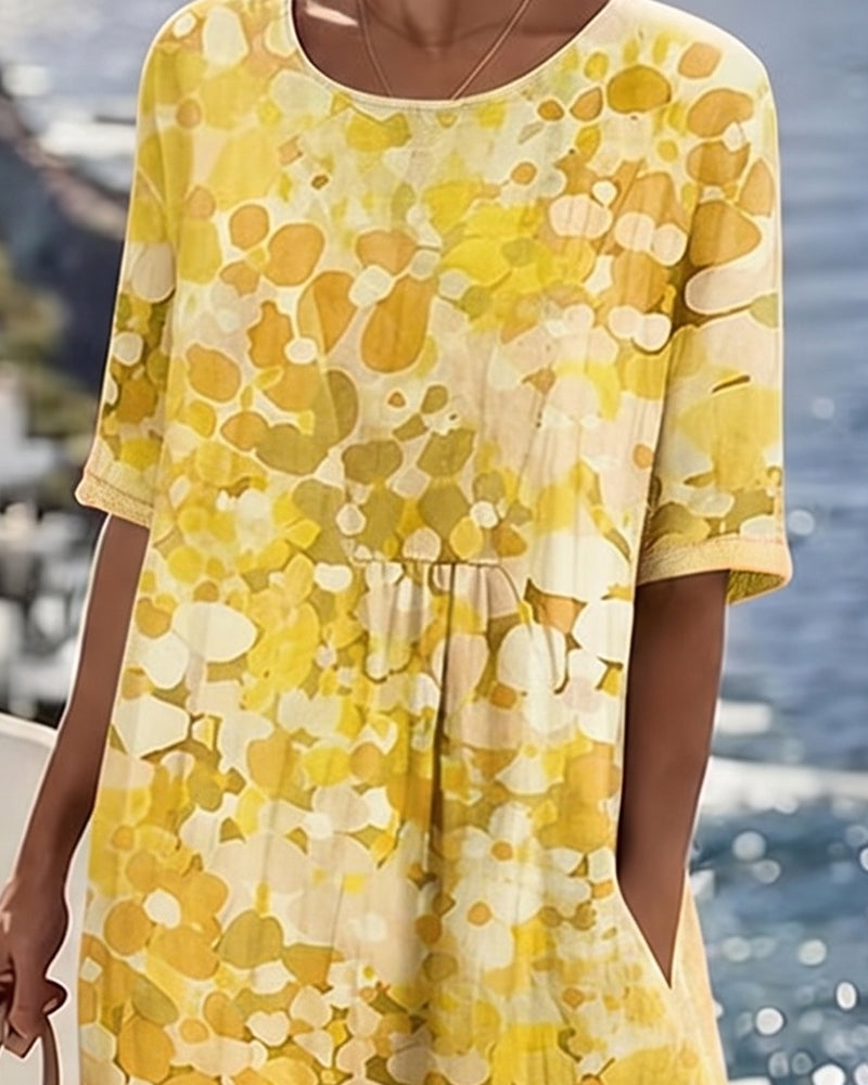 Vivia – Printed Loose-Fit Dress