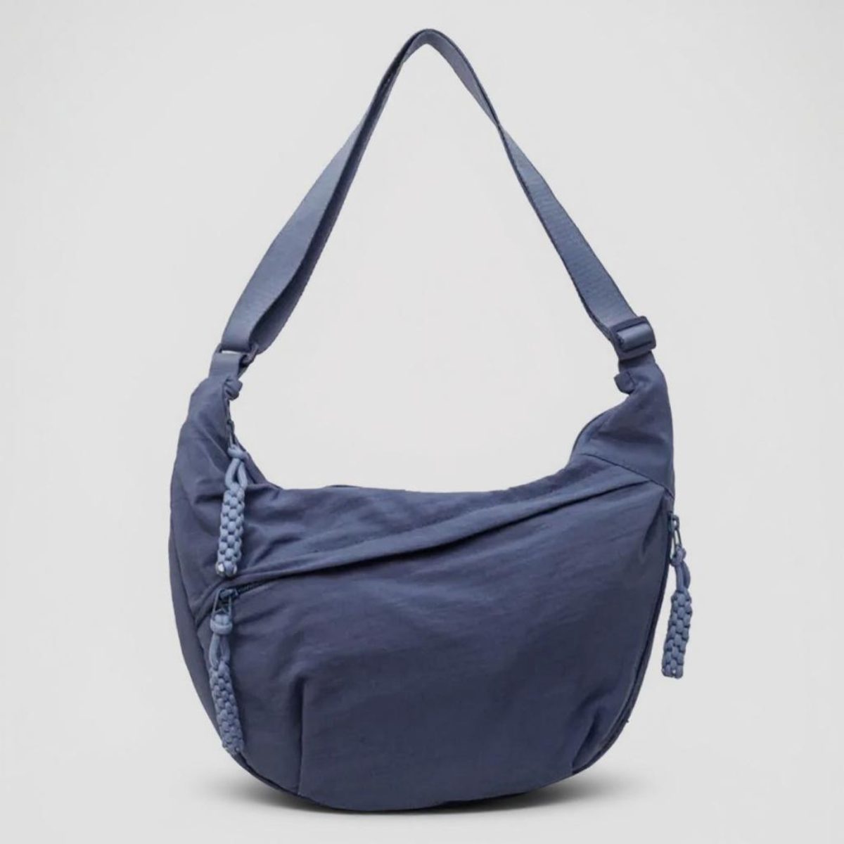 Tamara - Spacious Nylon Shoulder Bag with Passport Holder