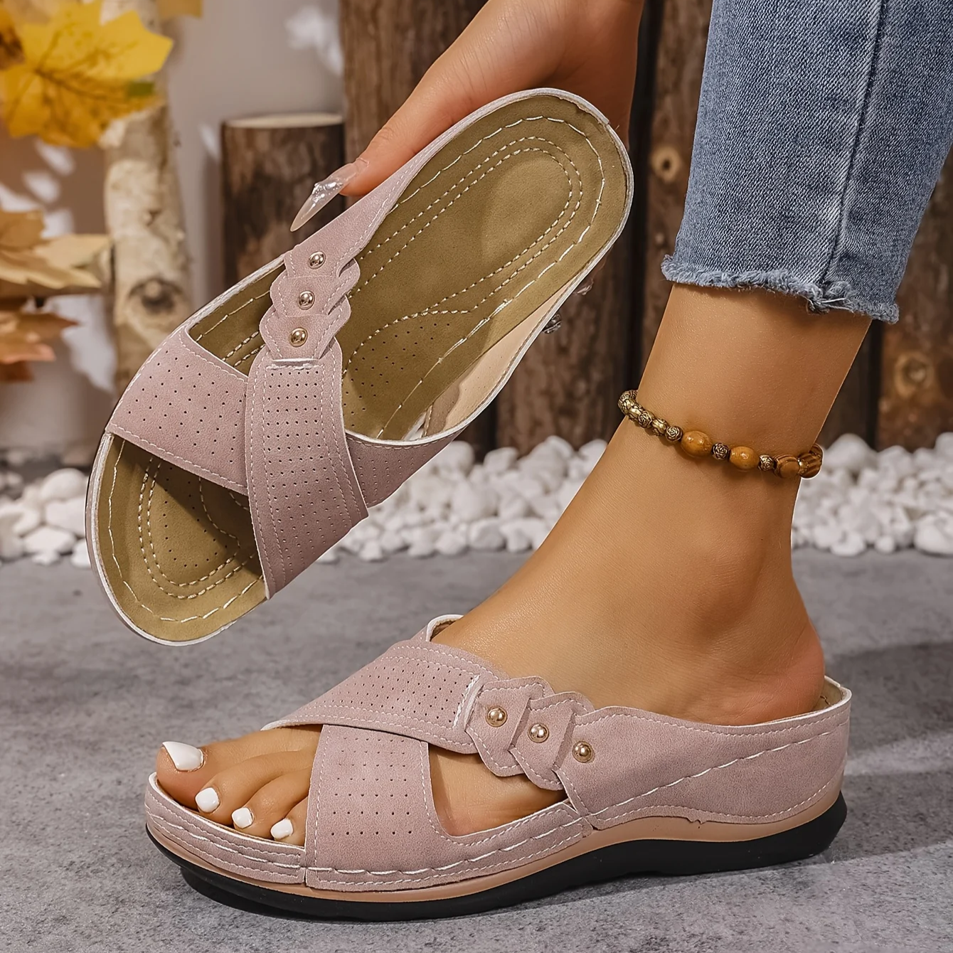 Katy - Orthopaedic Wedge Sandals