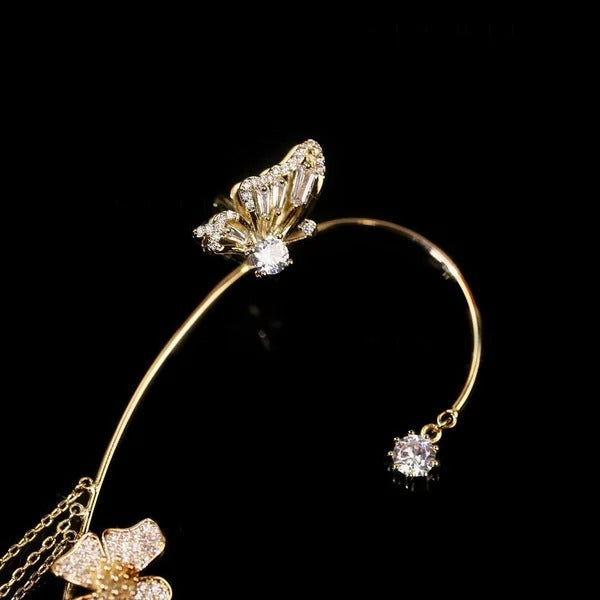 Liriel - Butterfly Tassel Earrings