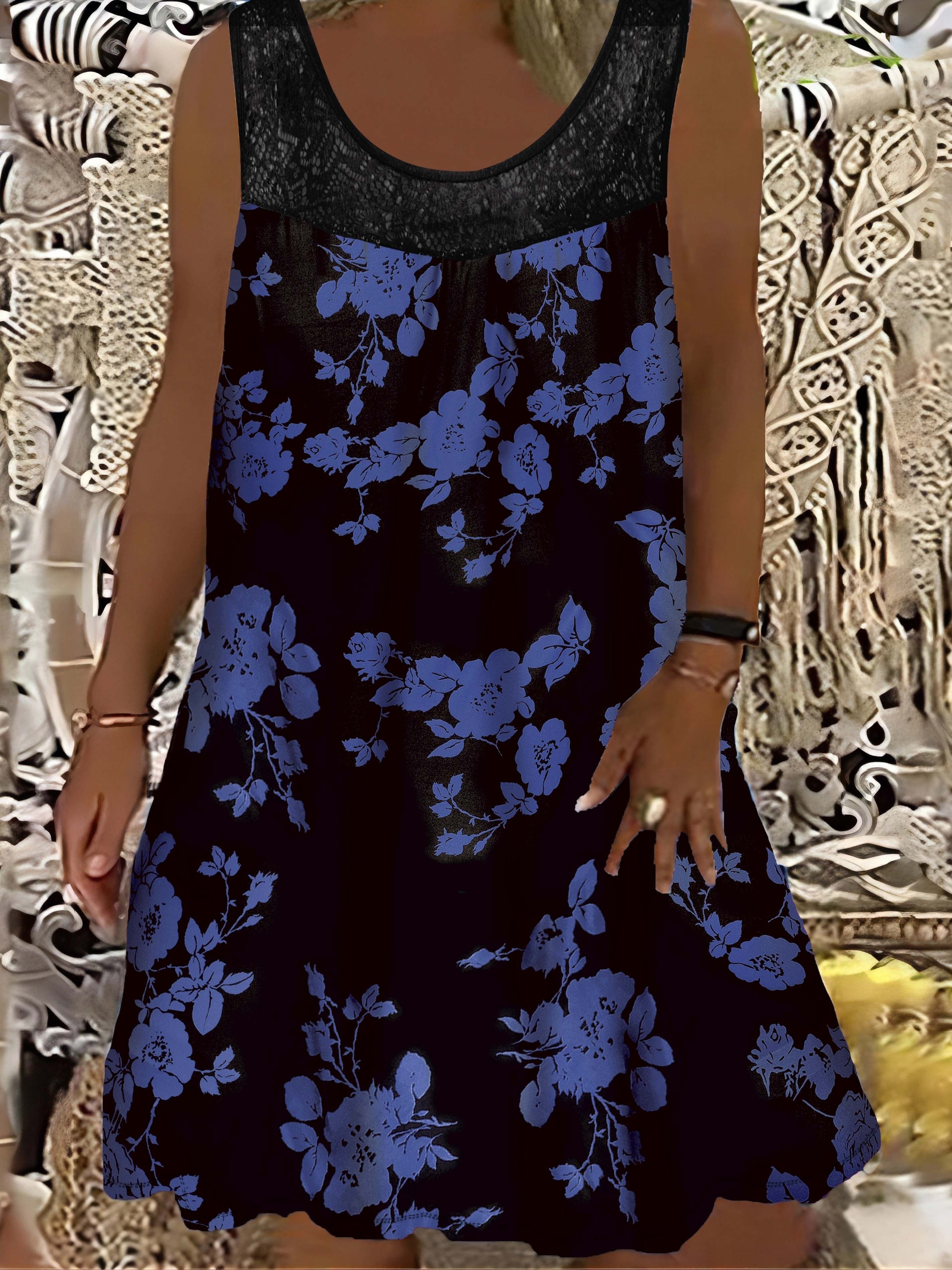 Vivien – Floral Lace Midi Dress