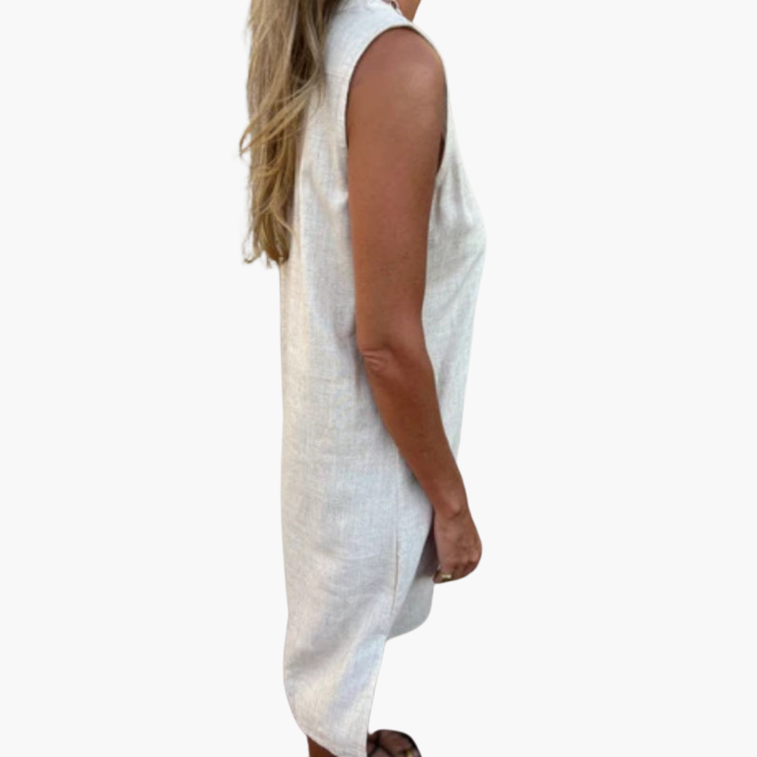 Harper - Sleeveless V-Neck Dress