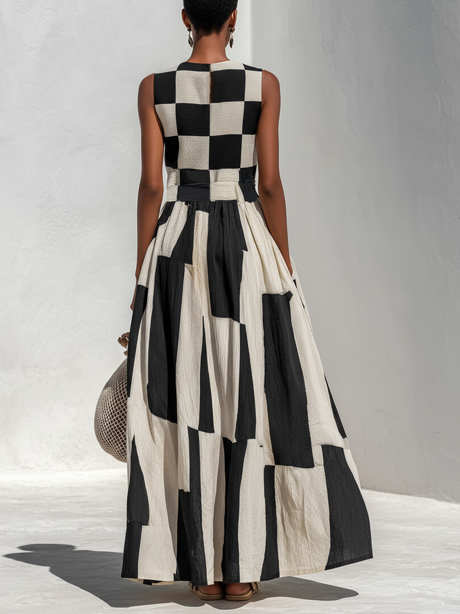 Keira - Cotton-Linen Maxi Dress