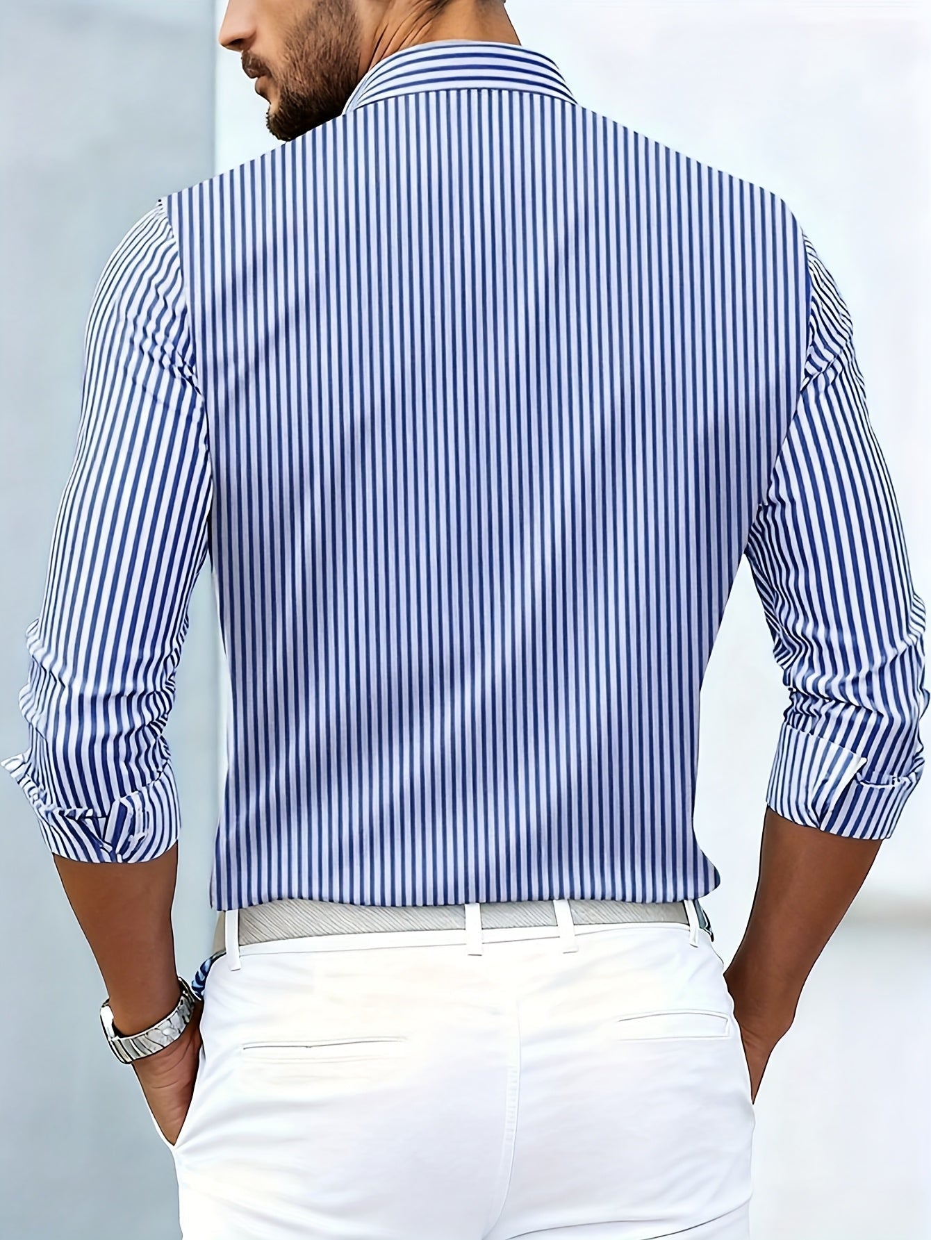 Beau – Vintage Striped Long Sleeve Shirt