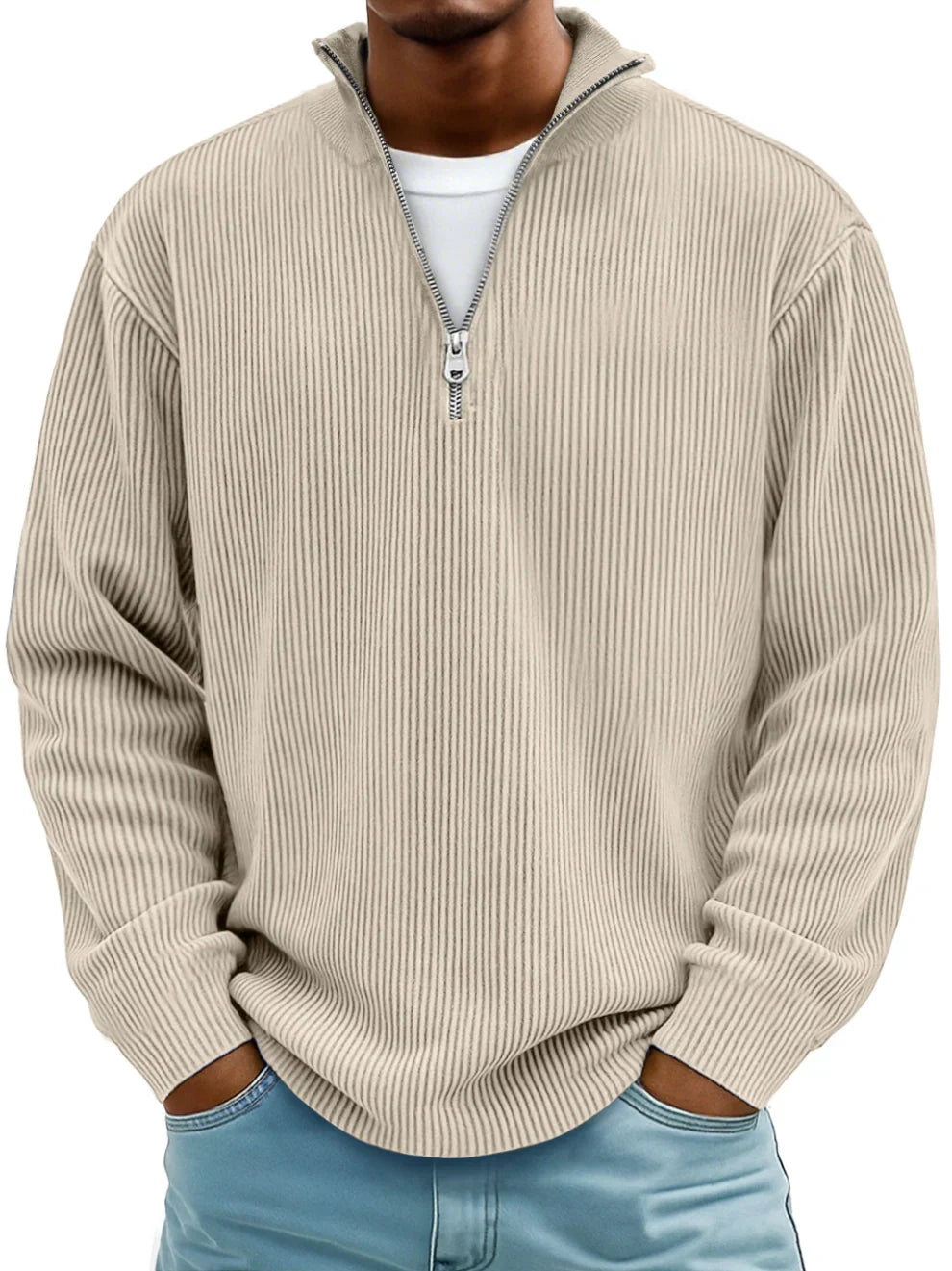 Alastair – Trendy Half-Zip Sweater