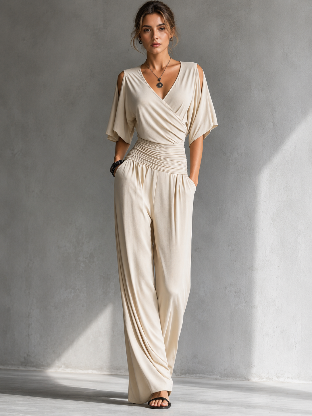 Magdalena – Elegant Wrap Jumpsuit