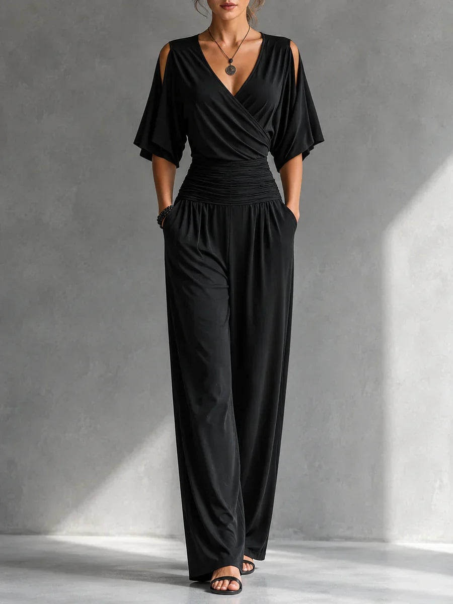 Magdalena – Elegant Wrap Jumpsuit