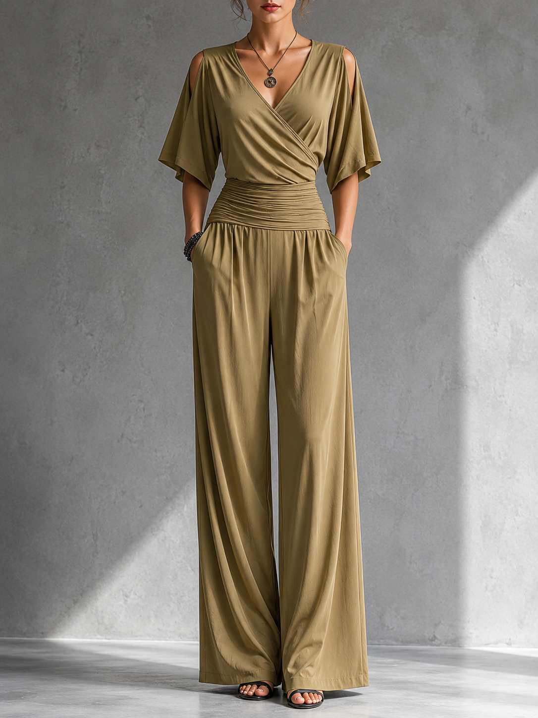 Magdalena – Elegant Wrap Jumpsuit