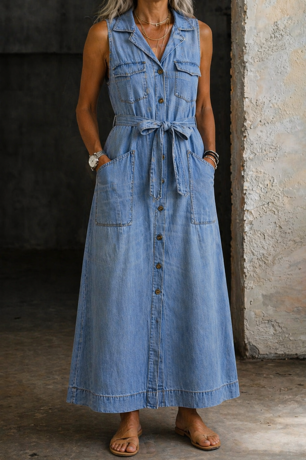 Brynna - Denim Dress
