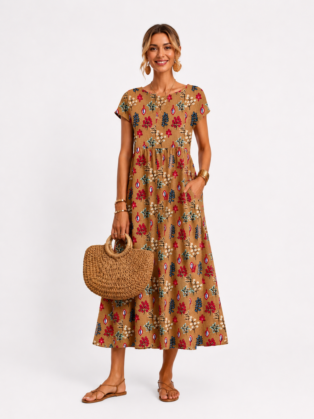 Hattie – Short Sleeve Summer Dress