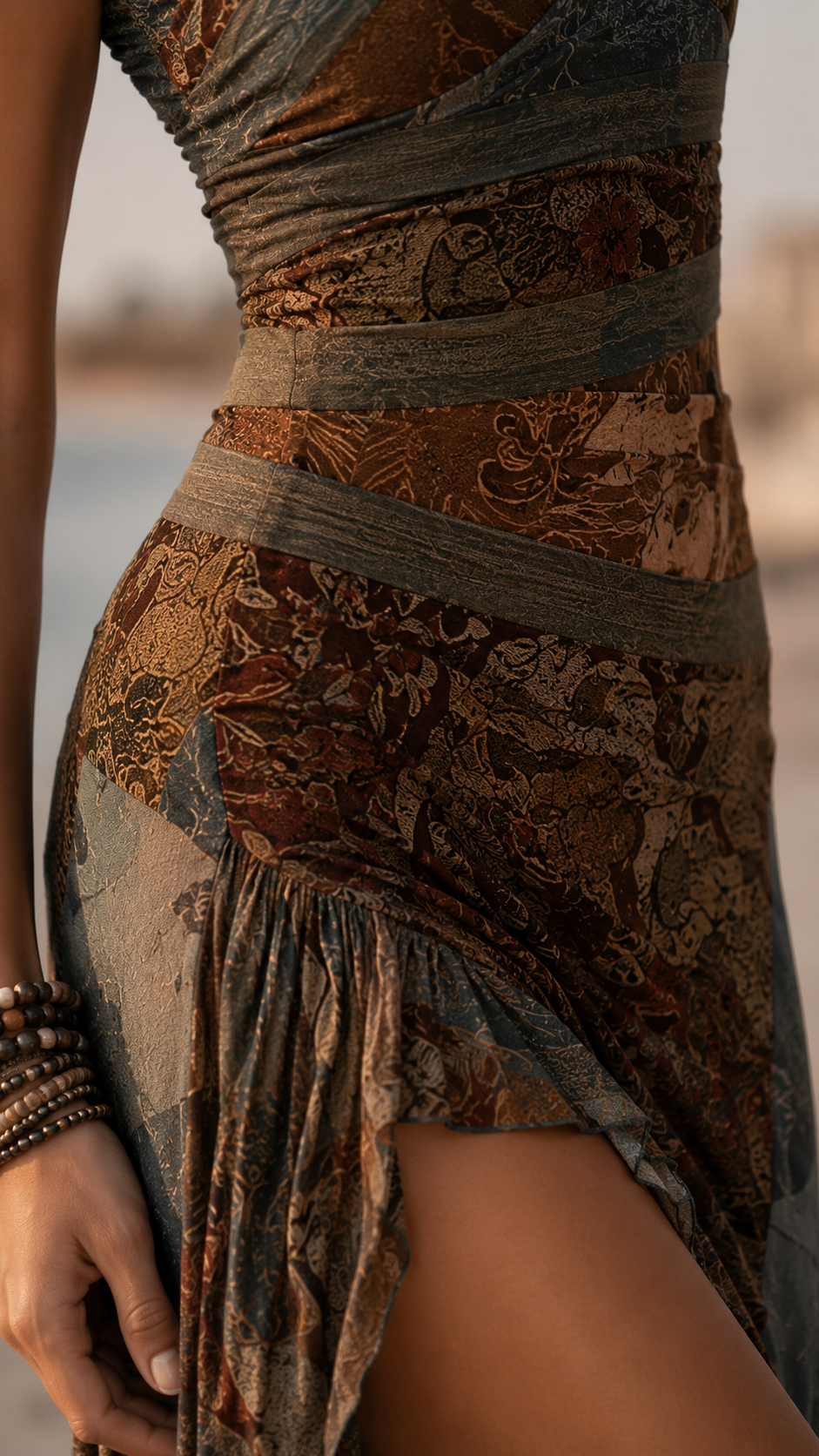 Ulani – Boho Chic El Port de la Selva Asymmetric Dress