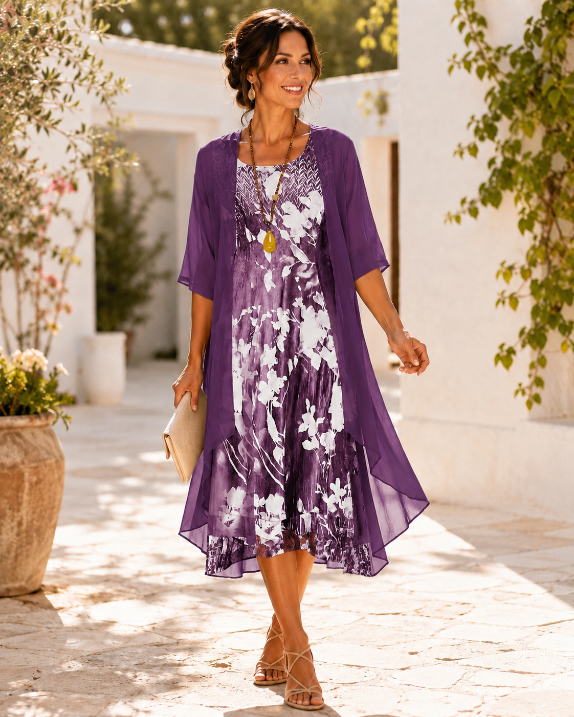 Yvonne – Flowing Two-Layer Dress