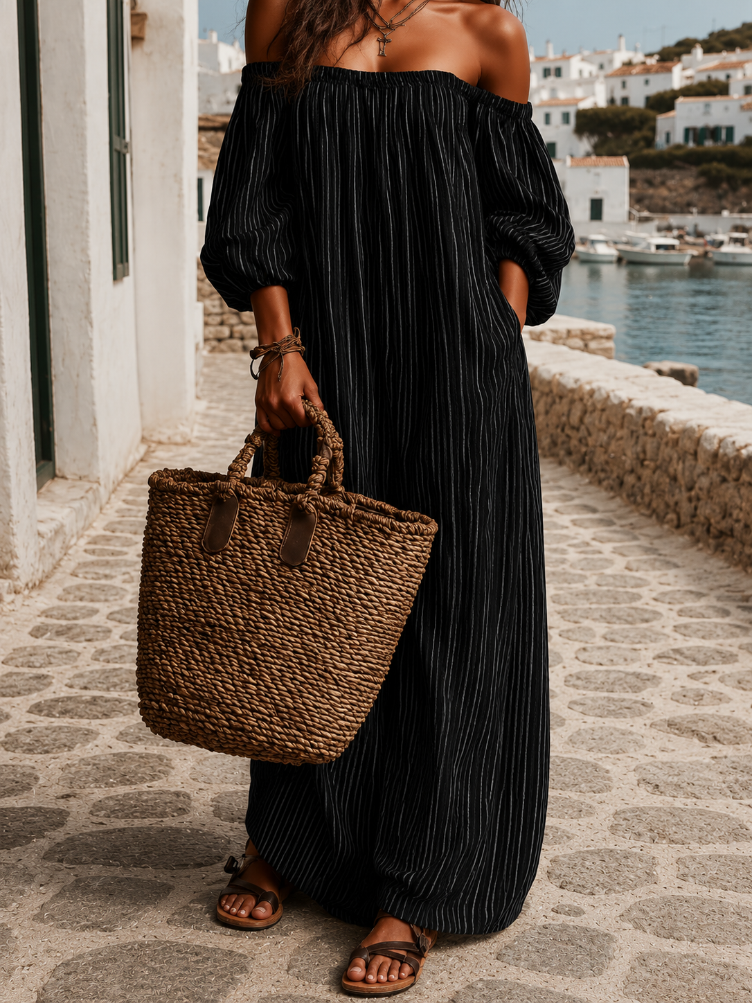 Kallista – Mediterranean Pregonda Flowing Maxi Dress