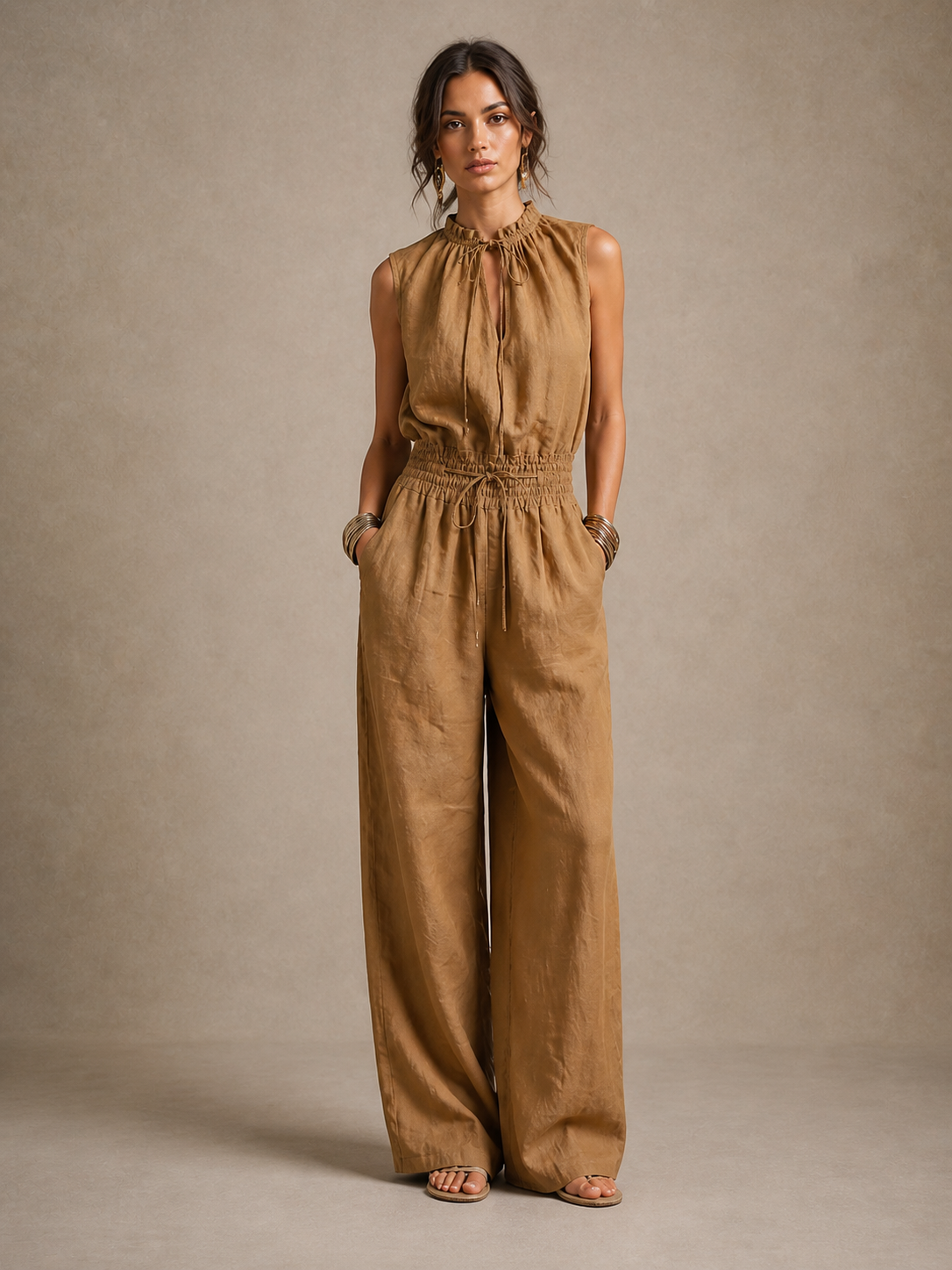 Zenaida – Elegant Wide-Leg Jumpsuit