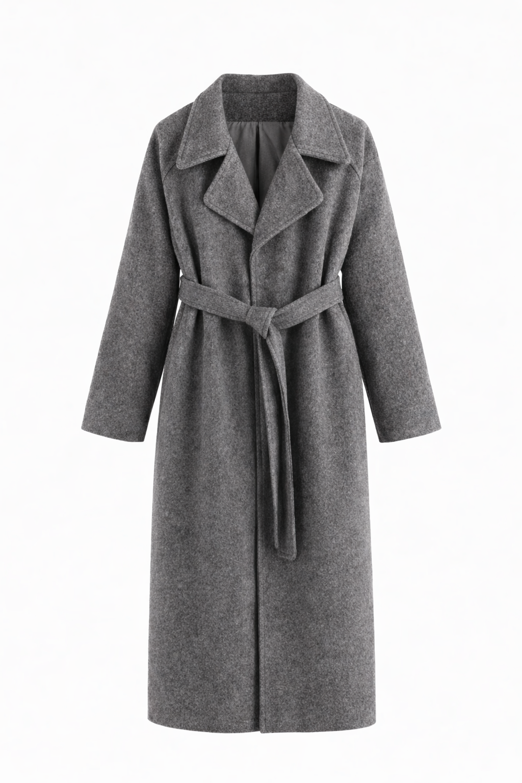 Hayley - Elegant Belted Long Coat