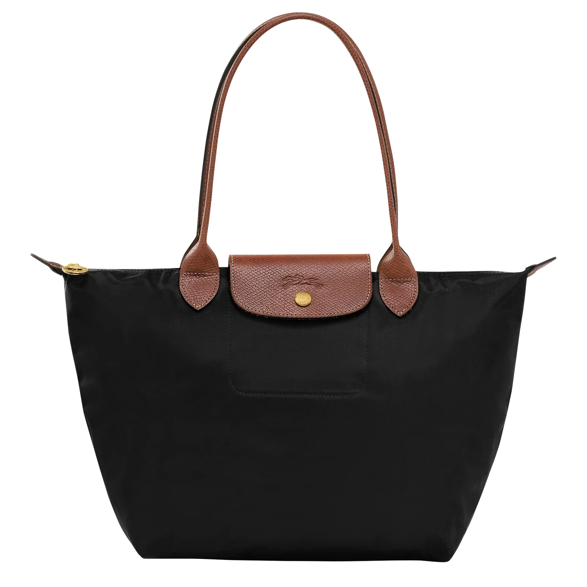 Fleur – Foldable Shopper Bag in Black