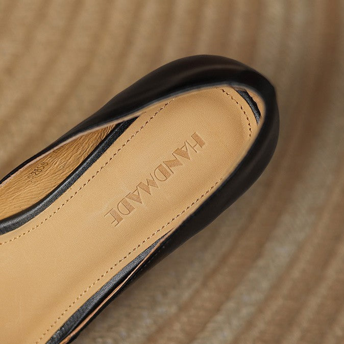 Nellie - Elegant Leather Heels
