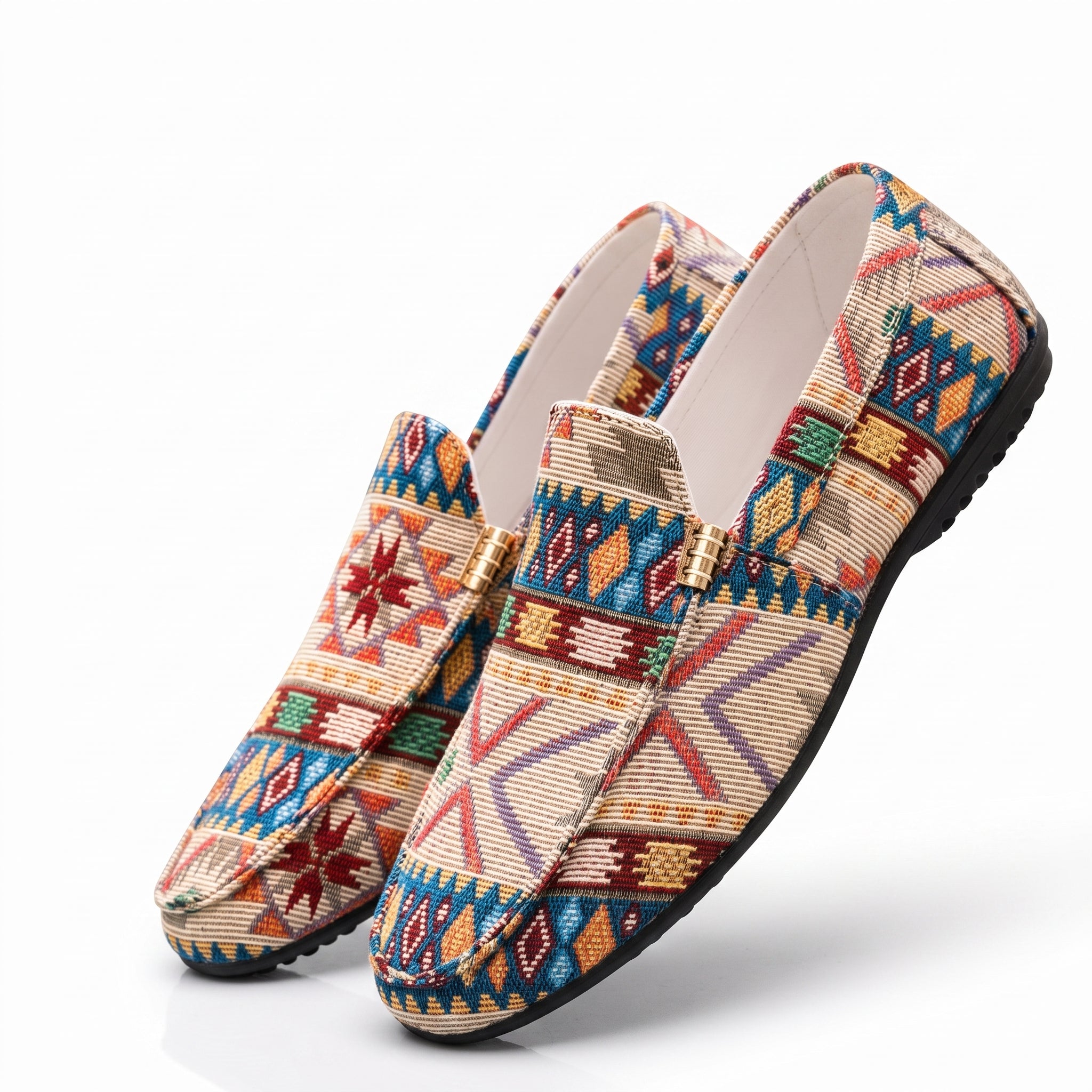 Tariq - Comfortable Ethnic-Inspired Loafers