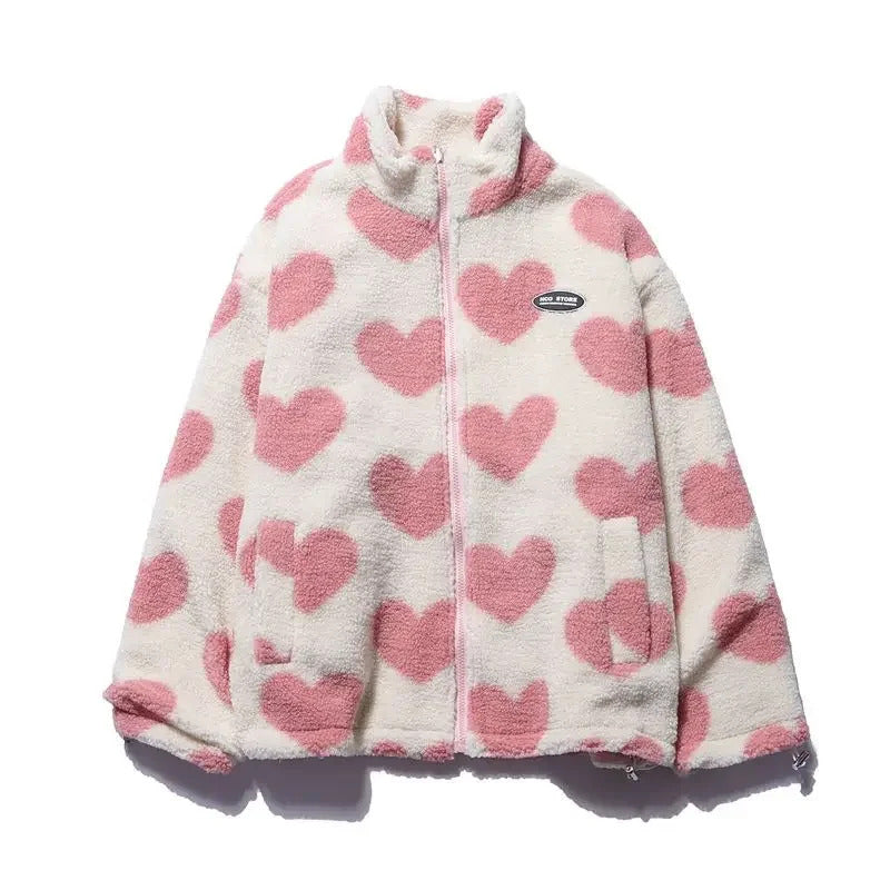 Catherine – Reversible Jacket with Hearts