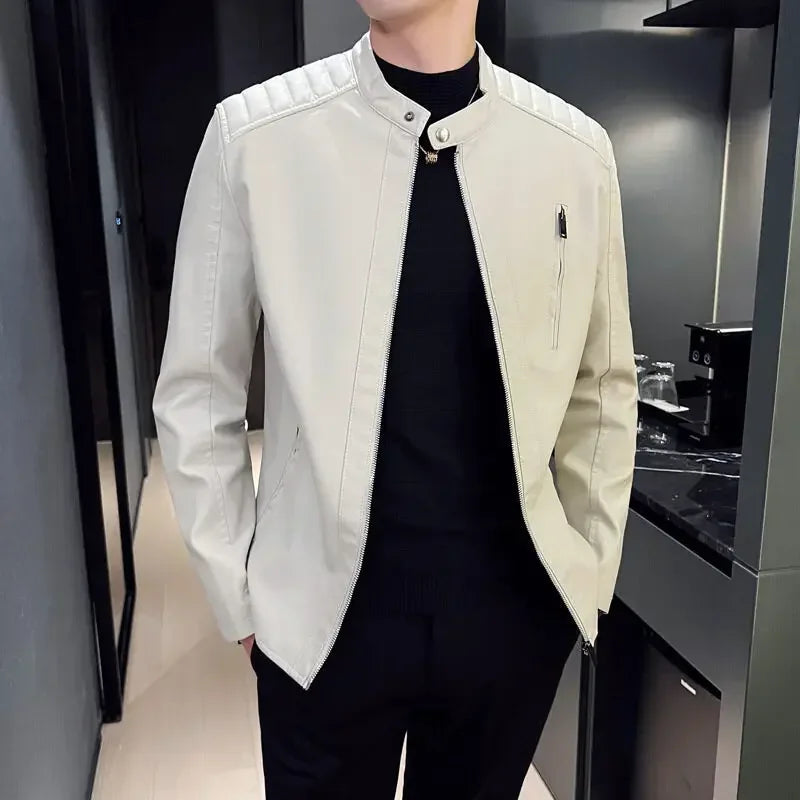 Jensen - Elegant Leather Jacket